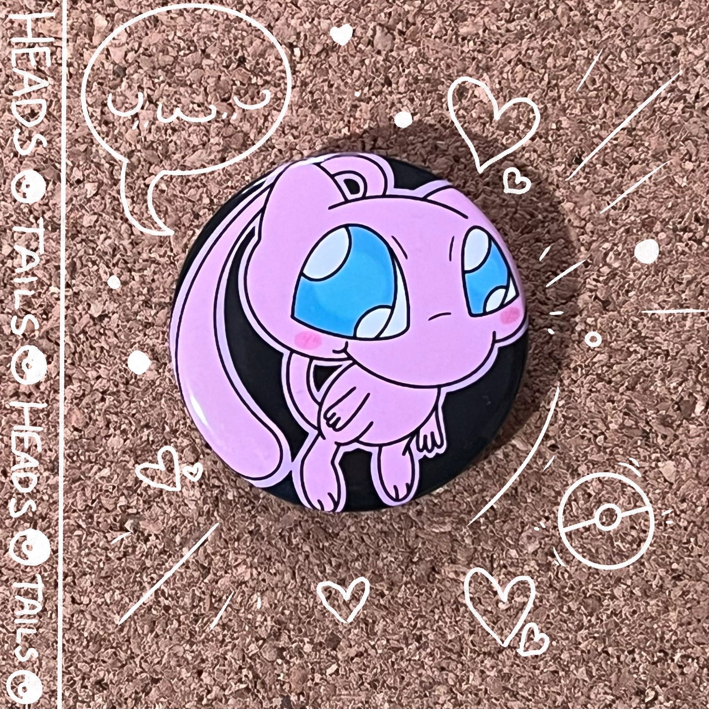 Psychic Coin | Video Game | Button badge