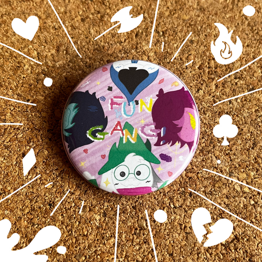 Fun gang | Video Game | Button badge
