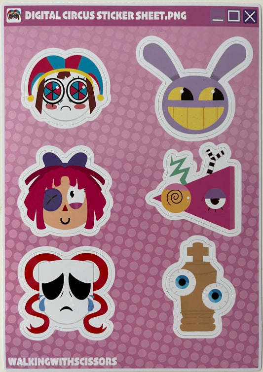 Circus Friends | Sticker sheet