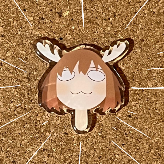 Kawaii Deer Girl | Anime | Acrylic badge