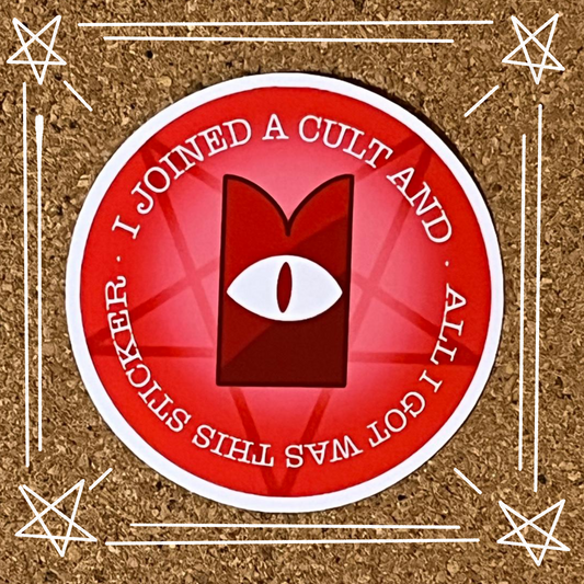 I joined a cult and all I got was this sticker | Video Game | Sticker