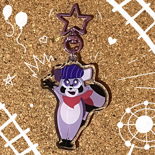 Park Raccoon | Indigo Park | Keychain