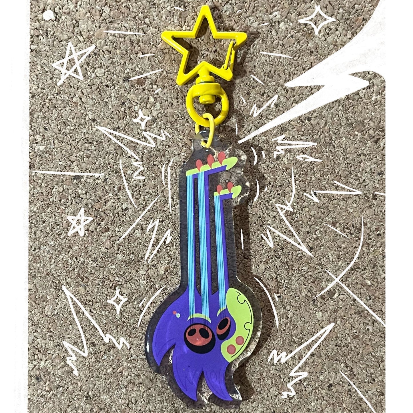 Underground Guitar | Video Game | Keychain