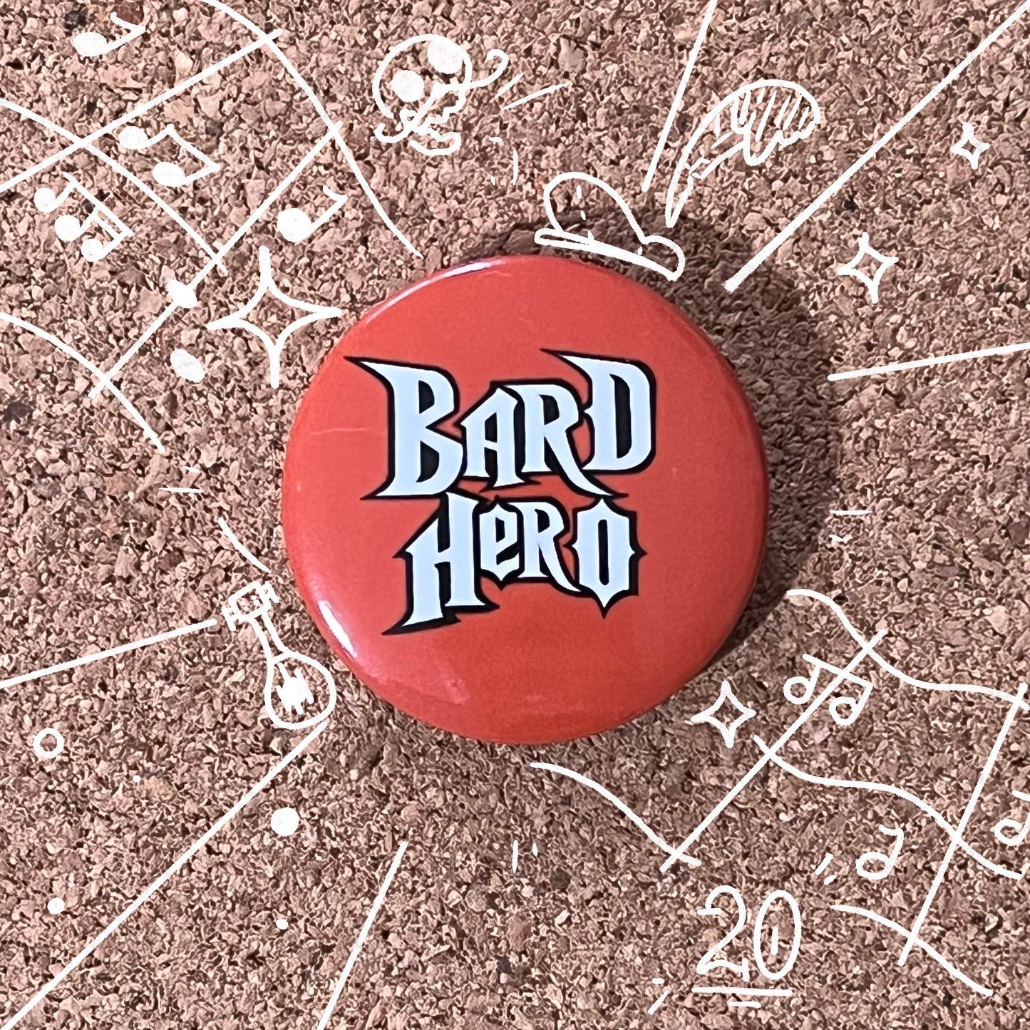 Bard Hero | Button badge