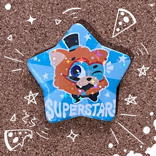 Freddy Superstar | Five nights at Freddy’s, FNAF | Star badge
